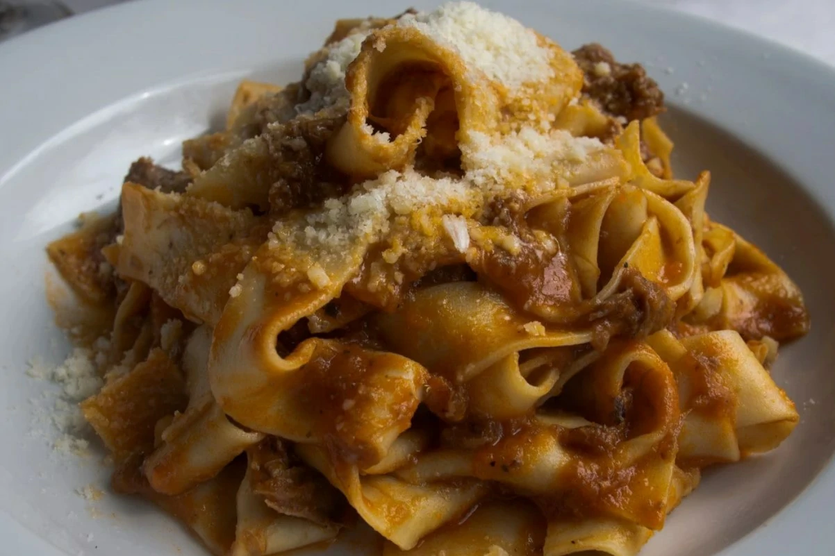 Pappardelle with wild boar